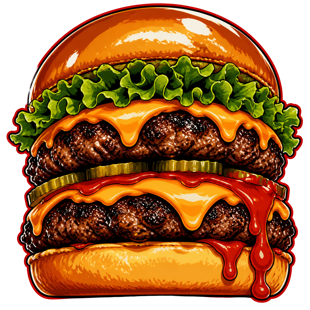 The Wagyu Smash Royale from Best Burgers Liverpool, stacked with cheese and pickles